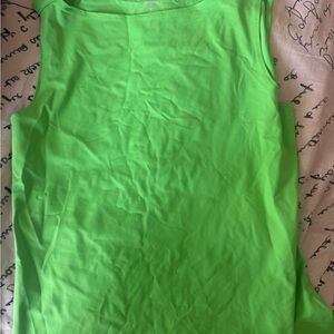 Lime Green Sleeveless Tank Top